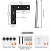 Metal Table Legs DIY Industrial Furniture Legs 880 Lbs Capacity - 2 of 4