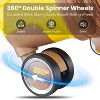 Dexmalle Expandable Lightweight Suitcase with 4 Double 360 Degrees Mute Spinner Wheels - 4 of 4