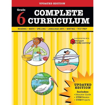 Complete Curriculum: Grade 6 - (Flash Kids Harcourt Family Learning) by  Flash Kids (Paperback)