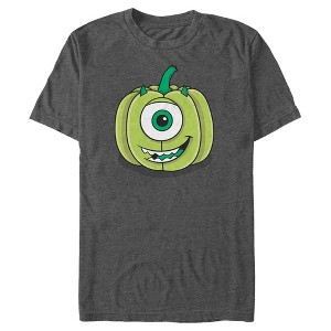 Men's Monsters Inc Halloween Pumpkin Mike T-Shirt - 1 of 4
