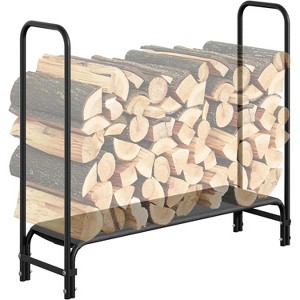 Acekool Firewood Rack Outdoor, Heavy-Duty Steel Log Holder, 2000 lbs Capacity, Raised Design, Rust Resistant - 1 of 4