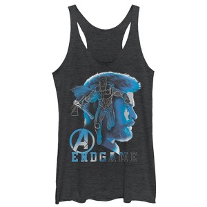 Women's Marvel Avengers: Endgame Thor Profile Racerback Tank Top - 1 of 3