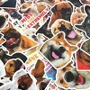Wrapables Waterproof Vinyl Stickers for Water Bottles, Laptop, Phones, Skateboards, Decals for Teens, 100pcs, Silly Puppies - 4 of 4