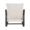 Polyester Fabric Metal Frame Sling Chair with Reversible Cushion, Rust-Resistant Frame, and Easy-Clean Upholstery - 3 of 4