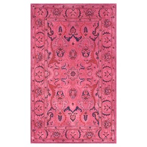 Pink Classic Tufted Area Rug - (2