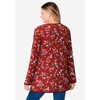 Woman Within Plus Size Waffle Thermal Sweatshirt - 3 of 4