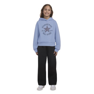 Converse Girls Knit Hoodie Pullover Sweatshirt