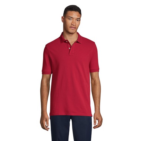 Lands' End School Uniform Men's Short Sleeve Mesh Polo Shirt - Large ...