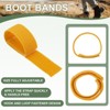 Unique Bargains Nylon Elastic Hiking Fishing Cycling Ankle Boot Straps 2 Pcs - 3 of 4