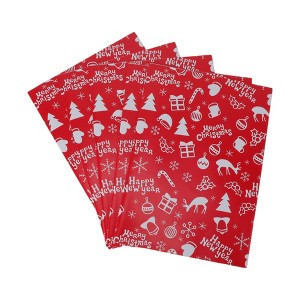 Unique Bargains Gift Wrap Paper Glossy Coated Paper 27.56" x 19.69" 5 Pcs - 1 of 4