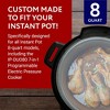 Impresa 8 Qt Insta Pot Silicone Lid / Cover (BPA-free) - Compatible with IP-DUO80 7-in-1 Programmable Electric Pressure Cooker - 2 of 4