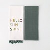 2ct Dish Towels Hello Sunshine - Bullseye's Playground™ - image 2 of 3