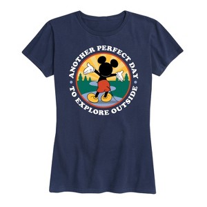 Women's - Disney - Perfect Day Explore Outside Short Sleeve Graphic T-Shirt - 1 of 4