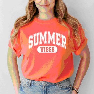 Simply Sage Market Varsity Summer Vibes Garment Dyed Tee - 1 of 4