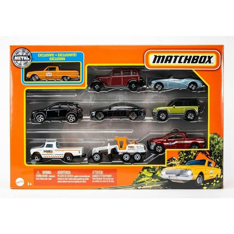 Matchbox - 9 pack Various Toy Cars, 1 of 3