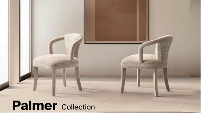 Gold Dust Tweed Upholstered Armchair with Wood Frame