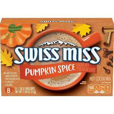 Swiss Miss Pumpkin Spice Hot Cocoa Mix - 1.38oz