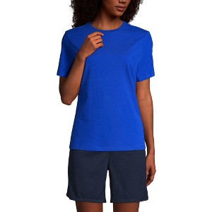Lands' End School Uniform Women's Short Sleeve Feminine Fit Essential T-shirt - 1 of 2