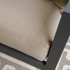 Leisure Made Blakely 5pc Aluminum Sectional in Tan Fabric - 4 of 4