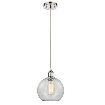 Athens - 1 Light Mini Pendant In Industrial Style-10 Inches Tall and 8 Inches Wide