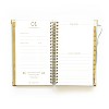 lake + loft 2025 Dream.Plan.Do. 12-Month Luxe Desktop Planner Jungle Palm Jade Fabric - image 3 of 4