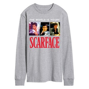 Men's - Scarface - The World Is Yours- Men's Long Sleeve Graphic T-Shirt Long Sleeve Graphic T-Shirt - 1 of 3