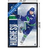 Trends International NHL Vancouver Canucks - Quinn Hughes 20 Framed Wall Poster Prints - 3 of 4