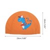 Unique Bargains Kid's Knitted PU Dinosaur Swim Cap 1 Pc - 4 of 4