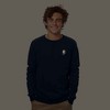 Dalix Lightning (Glow in the Dark) Embroidered Crewneck Fleece Sweatshirt Pullover Mens - 2 of 4