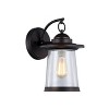 Chloe Lighting CH22057RB13-OD1 Linon Transitional 1 Light Rubbed Bronze Outdoor Wall Sconce 13" Height - 2 of 3