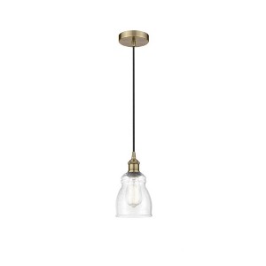 Ellery - 1 Light Cord Hung Mini Pendant In Nautiical Style-9.75 Inches Tall and 4.5 Inches Wide - 1 of 1