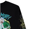 Mens Rick and Morty Sweatshirt - Rick and Morty Mens Multi Print Sweatshirt - Rick & Morty, Summer, Squanchy Classic Crewneck - 4 of 4