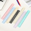 Unique Bargains Aluminum Alloy Rulers with Centimeters Millimeters Inches and Conversion Table 2 Pcs - 3 of 4