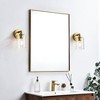 Elegant Lighting Mayson 1 light Brass and Clear Bath Sconce - 2 of 4