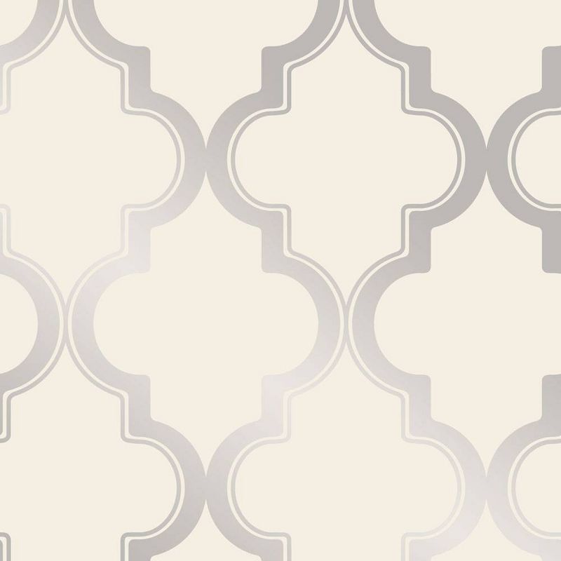 Tempaper Marrakesh Self-Adhesive Removable Wallpaper Cream, 1 of 7