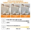Gulches 42 inch  Wood Ceiling Fans with Lights and Remote Modern Flush Mount Low Profile Ceiling Fan - 2 of 4