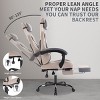 Ergonomic Gaming Chair with Massage and Footrest,High Back Adjustable PU Leather Reclining Swivel Chair-The Pop Home - 2 of 4