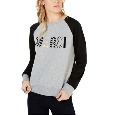 Carbon Copy Womens Merci Sweatshirt, Grey, Medium