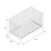 GDFStudio Garcia Modern 53.5" Pine Wood 3-in-1 Convertible Crib, Natural - 3 of 4