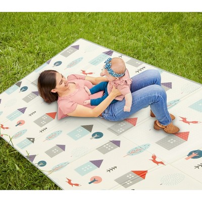 Extra Large Multi-Print Reversible Foam Baby Play Mat