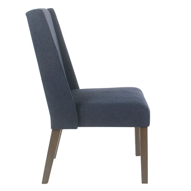 Set of 2 Dinah Modern Dining Chairs Navy - HomePop, 4 of 13