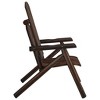 vidaXL Outdoor Adirondack-Style Patio Chair with Burned-Look Finish - Durable Solid Spruce Wood - 26.8x33.9x40.6 inches - 4 of 4