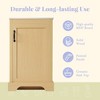 ORRD 20" Bathroom Vanity with Sink, Cabinet with Soft-Close Door, Storage Rack, and Adjustable Shelf, Natural Wood - 4 of 4