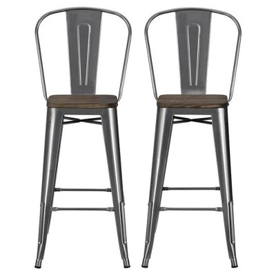 target farmhouse bar stools