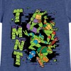 Girls' - Teenage Mutant Ninja Turtles - Skateboards Fitted Short Sleeve Graphic T-Shirt - 2 of 4