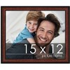 PosterPalooza | Decor Brown Picture Frame - UV Acrylic, Backing Board, Hanging Hardware Included - 2 of 4