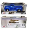 1956 Ford F-100 Pickup Truck Blue Metallic "American Classics" Series 1/24 Diecast Model Car by Motormax - 3 of 3