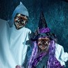 2-Pack Halloween Purge Mask，LED Scary Mask with EL Wire,Light Up Design for Festival Cosplay & Costume Party - 4 of 4