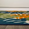 World Rug Gallery Contemporary Tropical Leaves Flatweave Indoor/Outdoor Area Rug - 3 of 4