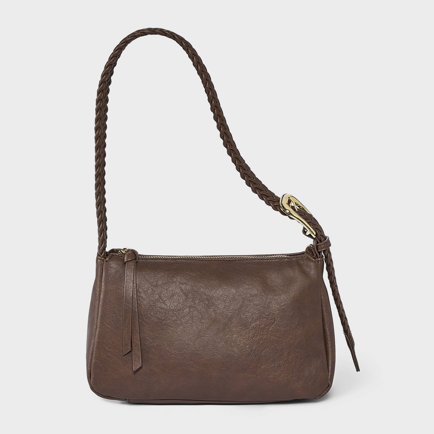 Сумка Universal Thread Faux Suede Soft Belted Shoulder, цвет: Коричневый — фото 1